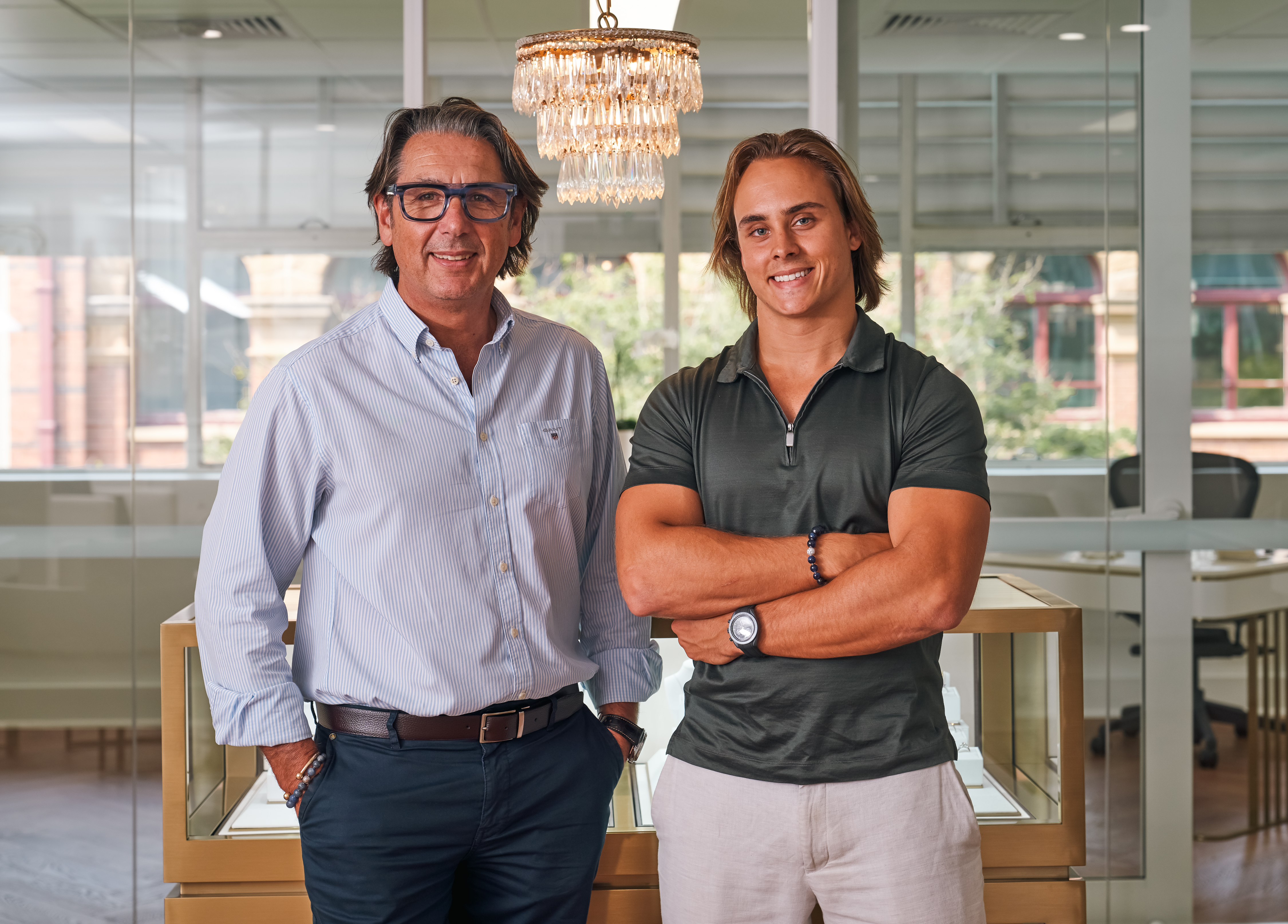 Nick-Ireland-son-Zac-Ireland-Brisbane-showroom.jpg